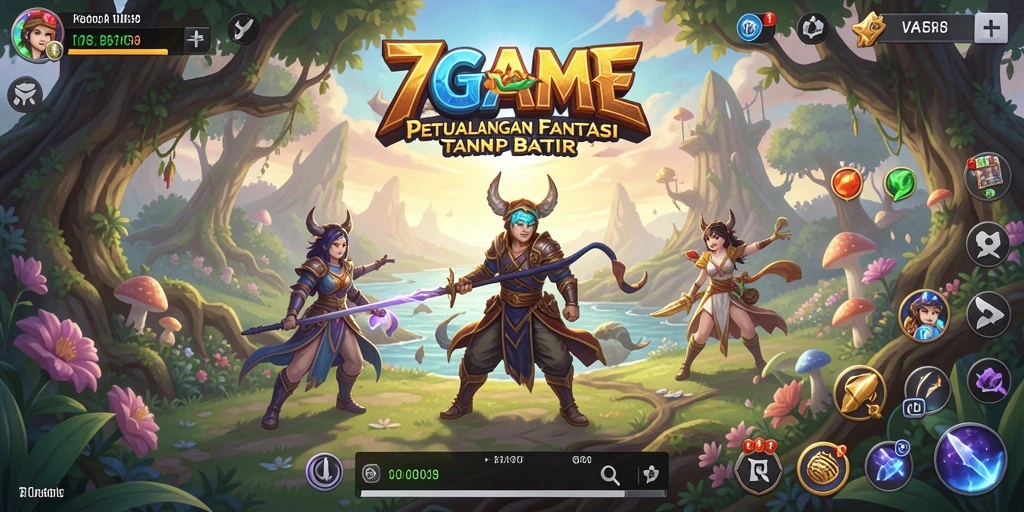 Tampilan menarik dari gameplay MMORPG 7GAME yang penuh petualangan.
