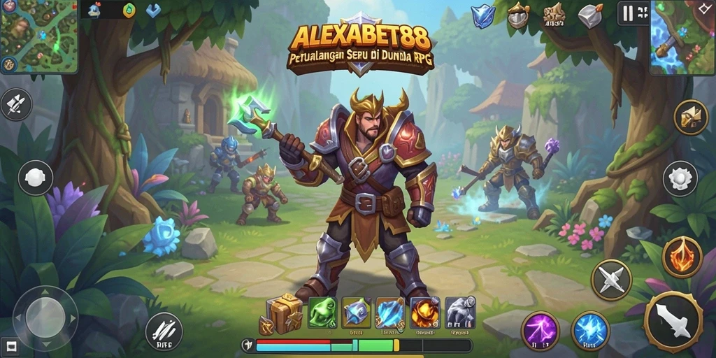 Gameplay seru ALEXABET88 dengan aksi RPG yang mendebarkan.