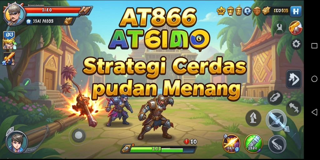 Tampilan gameplay AT866 yang strategis dan mendebarkan.