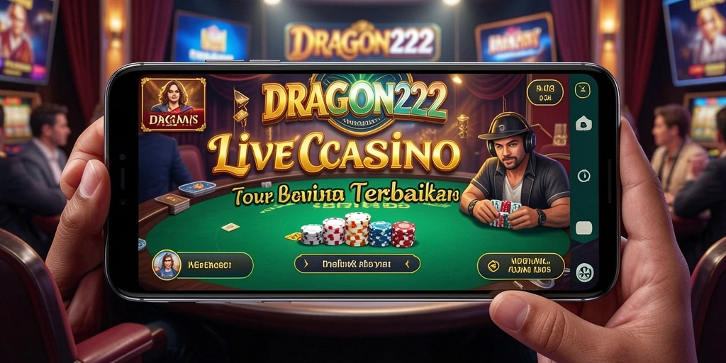 Tampilan gameplay Live Casino yang seru dan mendebarkan di DRAGON222.