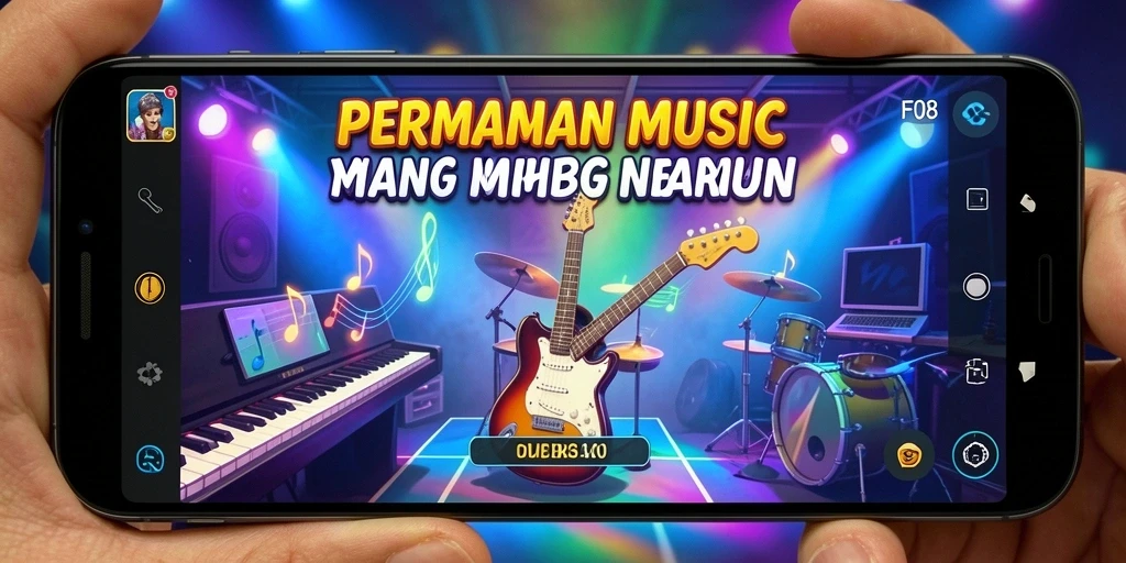 Tampilan gameplay F08 yang seru dan penuh warna.