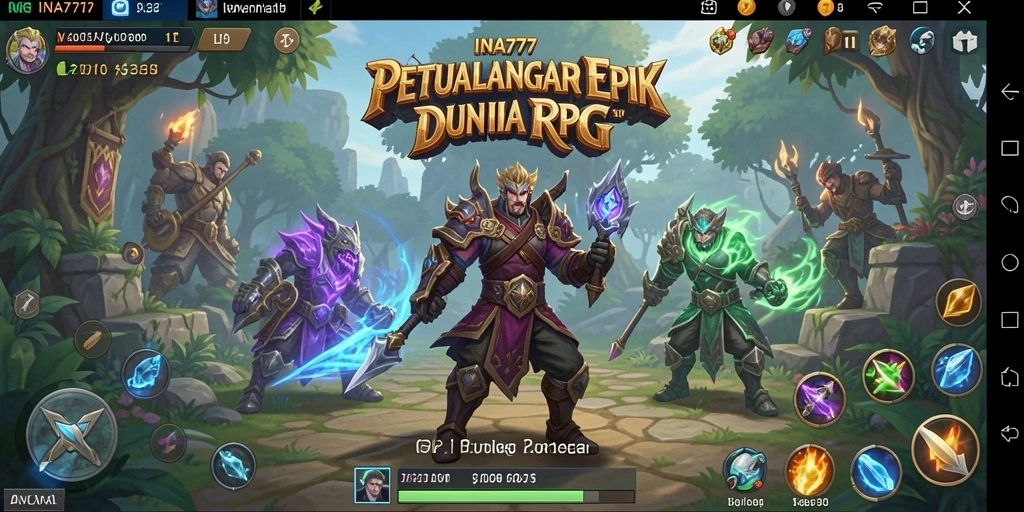 Gameplay seru dan strategi dalam pertarungan RPG INA777.