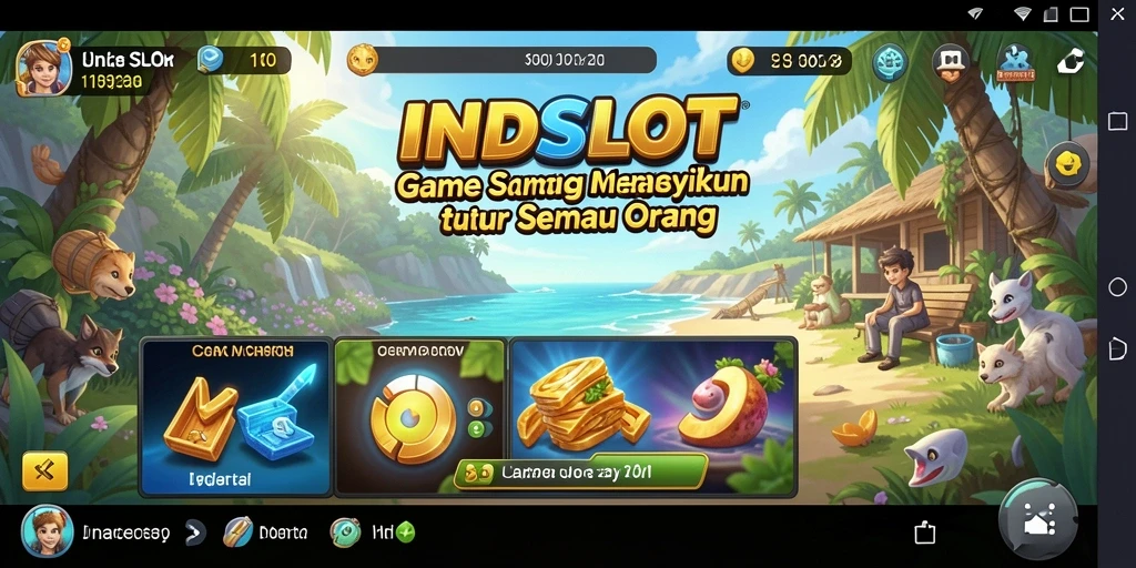 Tampilan menarik gameplay INDSLOT yang mengasyikkan.