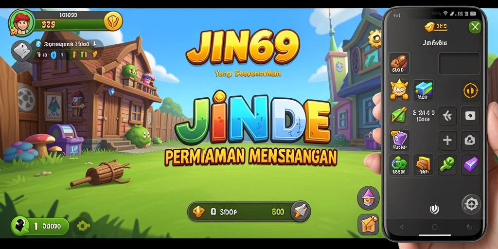 Tampilan menarik dari gameplay Idle JIN69 yang mengajak pemain untuk bersantai.