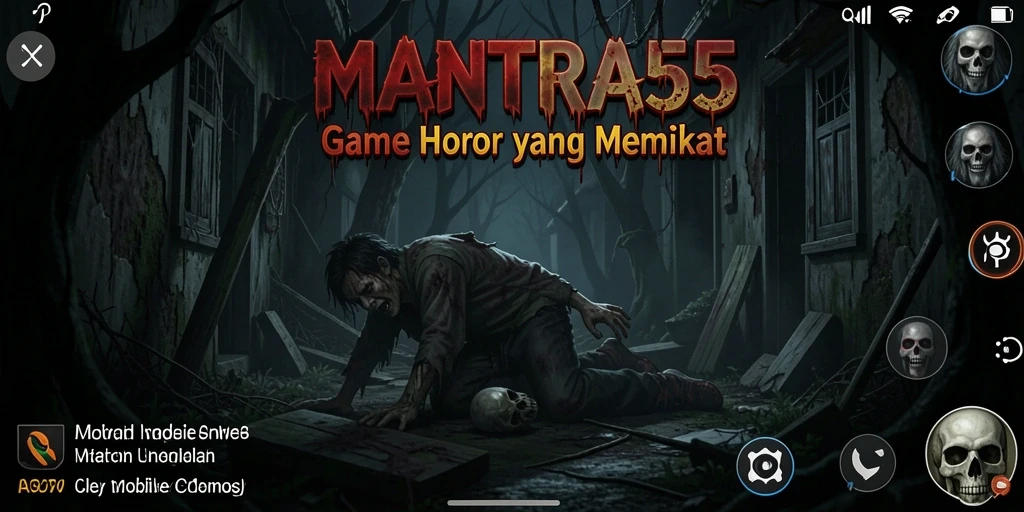 Tangkapan layar gameplay MANTRA55 yang menampilkan momen menegangkan.