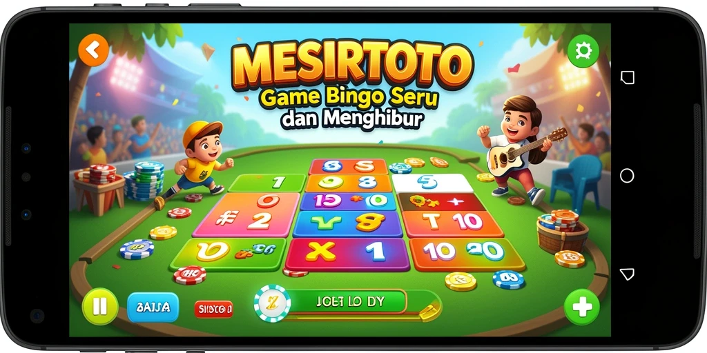 Tampilan gameplay menarik di MESIRTOTO dengan suasana Bingo.