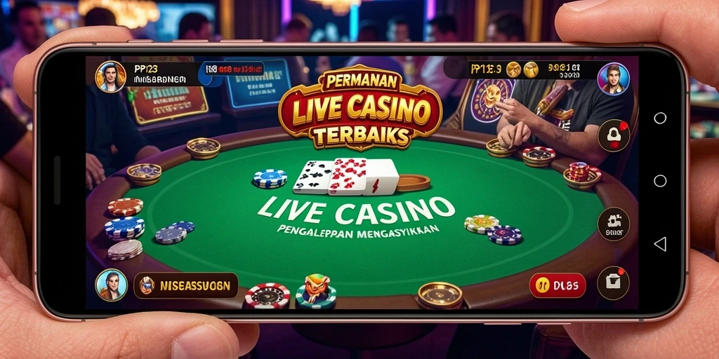 Tampilan gameplay Live Casino yang mengasyikkan di PP123.