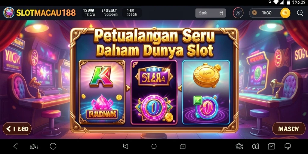 Tangkapan layar SLOTMACAU188 menampilkan gameplay yang seru dan menantang.