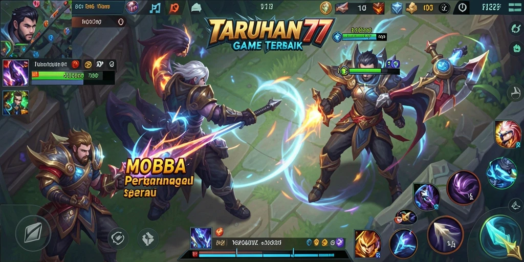 Tampilan menarik dari pertarungan seru di TARUHAN77.